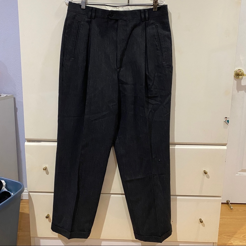 Haggar dark gray dress pants